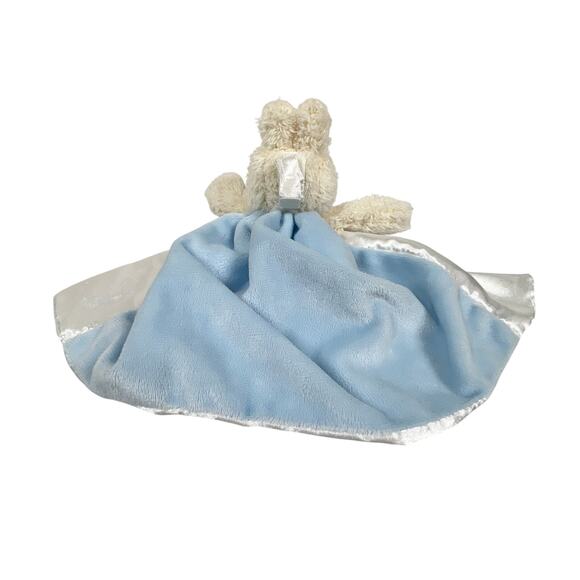 FIRST FRIENDS Plush Bunny Lovey Baby Security Blanket Soft Satin Cape Toy - Picture 7 of 11